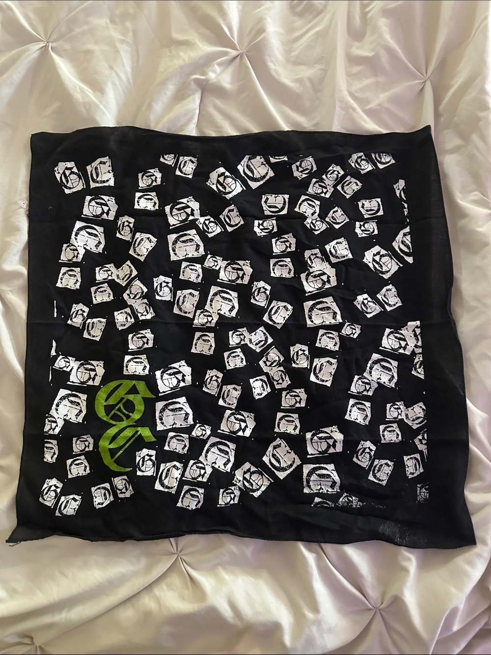 vintage good charlotte bandanna S